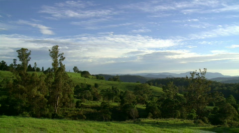 Country Morning Timelapse - Rolling Green Hills