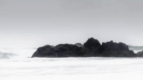 Waves Rocks Time Lapse