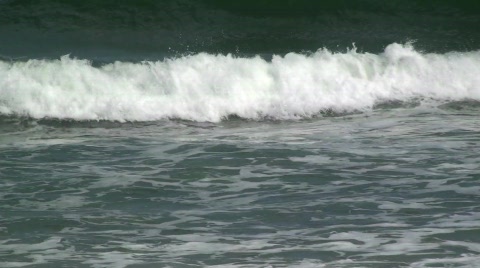 Waves Crashing On The Beach