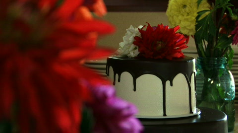 Wedding Cake And Flowers 2