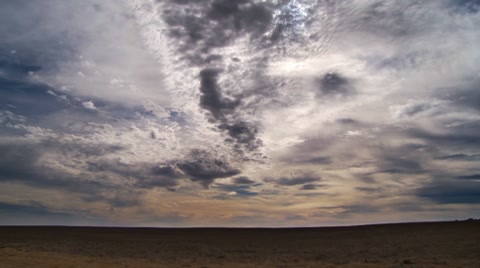 Farm And Clouds Time Lapse