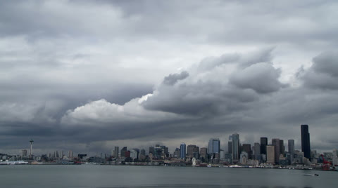 Seattle Skyline Time Lapse