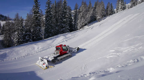 Snowcat Grooming Snow
