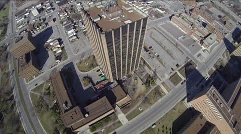 Aerial Of Office Building