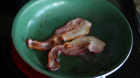 Cooking Bacon, With Sound