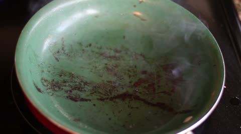 Grease Smoking In Cooking Pan
