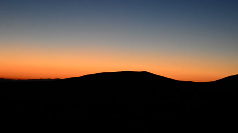 Sunset In The Mojave Desert