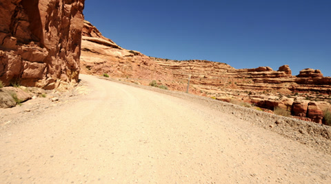 Pov Driving In Navajo Nation - Time Lapse - 4K - 4096X2304