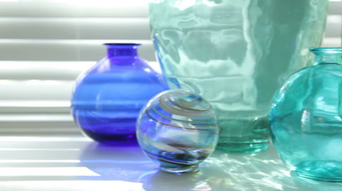 Colorful Glass Bottles