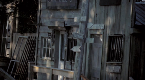 Western Historical Re-Enactment - Street On Old West Town