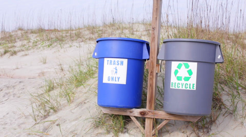 Recycle On The Beach