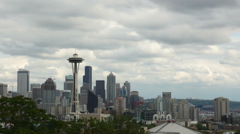 Seattle Clouds Time Lapse 4K