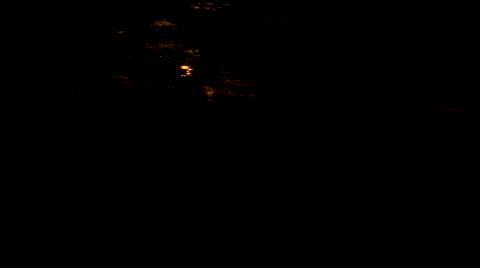 Passing Landscape At Sunset