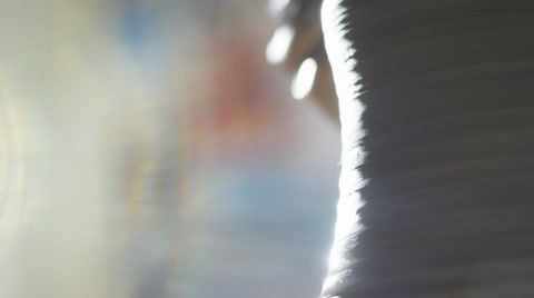 Stock Video Footage Hands Of A Potter Forming Pot On A Potter's Wheel