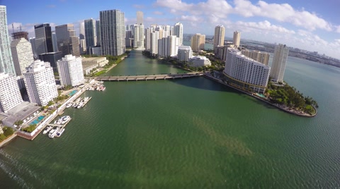 Brickell Key Miami 4K