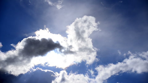 Clouds In Blue Sky 05 Time Lapse