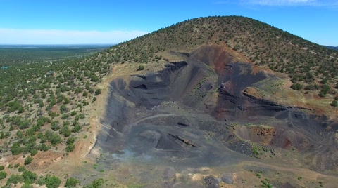 Aerial Video Of A Mountain In Arizona 3