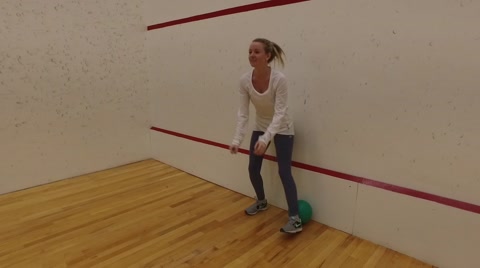 Team Sport - Adults Playing Dodgeball In A Gym