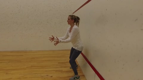 Team Sport - Adults Playing Dodgeball In A Gym