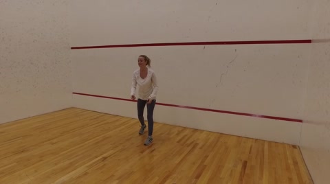 Team Sport - Adults Playing Dodgeball In A Gym